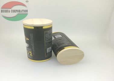 Food Garde Paper Tube Packaging With Cork Lid / Large Round Cardboard Tubes