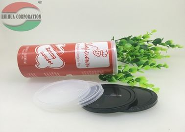 Custom Printing Food Powder Paper Tube Packing with Aluminum Pull Tab Lid