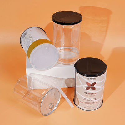 Food Grade Powder Custom Design Tubes Cardboard Packaging Cans With Plastic Shaker Lid