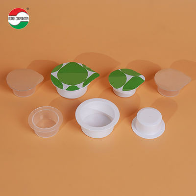 6oz Zastosować logo Grecki jogurt kubki jednomianowe plastikowe małe wielkości owocowe lody kubki pokrywy PP materiał na przekąski czekolada