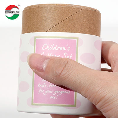 Custom Small Salt Spice Shaker Cylinder Box Bio-Degradable Kraft Material Cosmetics Packaging Perfume Food Tube Packaging