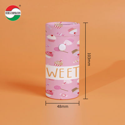 Custom Eco Friendly Biodegradable Childproof Resistant Packaging Boxes Round Shaped Cylinder Paper Tube With Child Lock