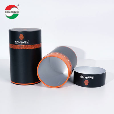 Bio-degradable Customized Food Grade Cylinder Kraft Cardboard Paper Tube with Aluminum inner for Tea Powder