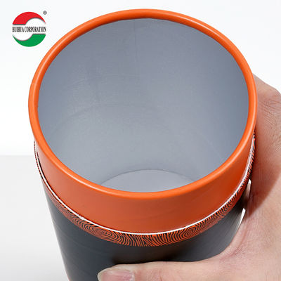 Bio-degradable Customized Food Grade Cylinder Kraft Cardboard Paper Tube with Aluminum inner for Tea Powder