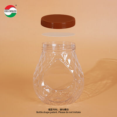 New Design Food Grade PET Plastic Can Plastic Jar for Roasted Fresh Milk Soft Candy