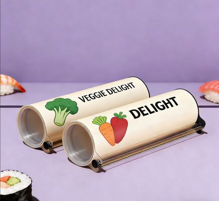 Hot Sale Sushi Push Pop Food-grade Customized Push up Tube for Sushi Rice and Vegetable Rolls Packaging