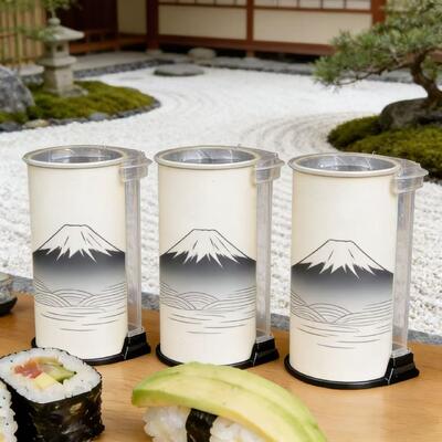 Food grade Custom Sushi Paper Tube Packaging Sushi Push Pop up Tube Packaging Wholesale