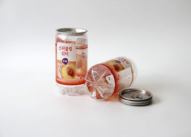 Personalised Transparent Juice Bottle Beverage Cans , 4 c printing small coke cans