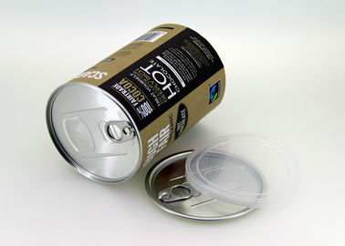 Moistureproof Food Canned Paper Tube Packaging Round Boxes Container