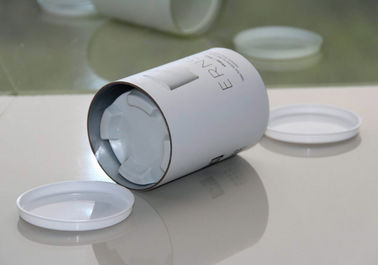 Cylindrical tin / Paper Composite Cans For Food Packaging with Plastic Cap