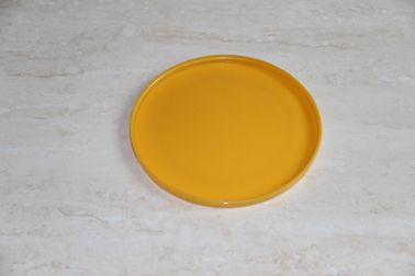 Customized removable orange PE lid / caps for milk powder cans SGS / FDA