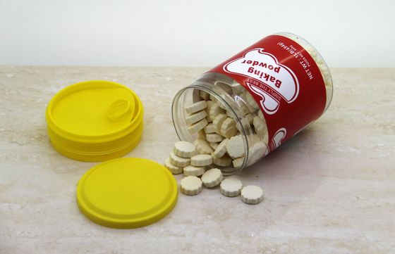 Eco Friendly Clear Pet Candy Jars z plastikowym Easy Open End 380ML