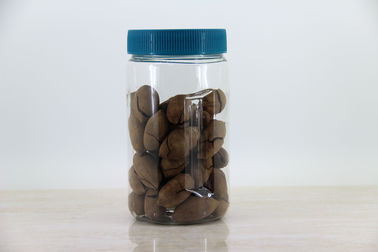 Custom 700ML Pet Plastic Jars Airtight Clear For Dry Fruit / Nut