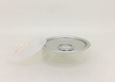 100ml Clear Plastic Cylinder For Dry Fruit / Nut BPA Free Leak Proof