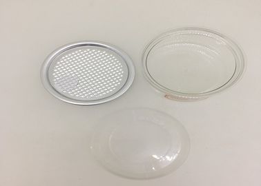 100ml Clear Plastic Cylinder For Dry Fruit / Nut BPA Free Leak Proof