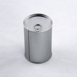 Round empty printed milk powder tinplate food can with easy open lid