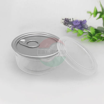 Mini Clear Pet Jars / 55ml Food Grade Plastic Storage Sars With EOE