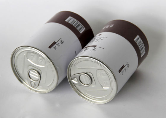 Food Grade Paper Cans Packaging For Powder 83mm Dia Customized Design