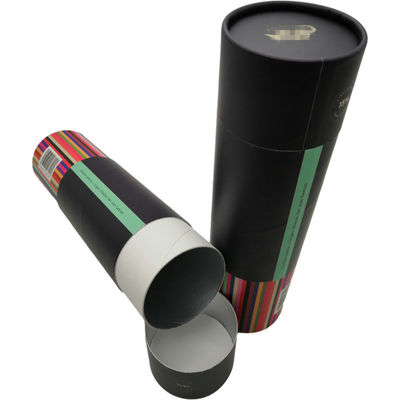 Biodegradable Coffee Powder Airtight Paper Tube Packaging Inner Aluminum Foil