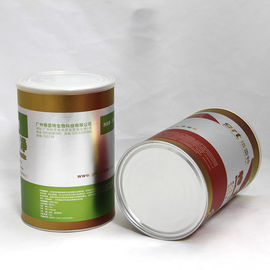 Luxurious Customized Paper Composite Cans for Milk Powder / Nutrition Powder Packaging