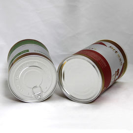 Luxurious Customized Paper Composite Cans for Milk Powder / Nutrition Powder Packaging