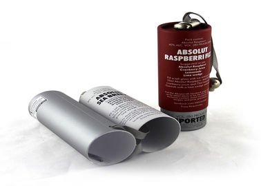 Lace Handle Pantone printing Paper Tube Cans Packaging Matte lamination For Wine Packaging