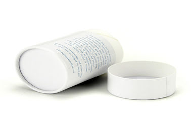 Gloss Lamination White Cardboard Paper Tubes For Power Packaging