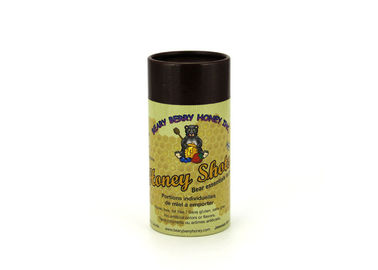 Biodegradable Cylinder Paper Cans Packaging Custom Printing For Tea / Gift