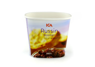 Creative Square Food Grade Paper Cups for Dried Fruits Packaging