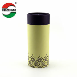 UV Varnishing Cosmetic Paper Tube Packaging Custom Transparent Window