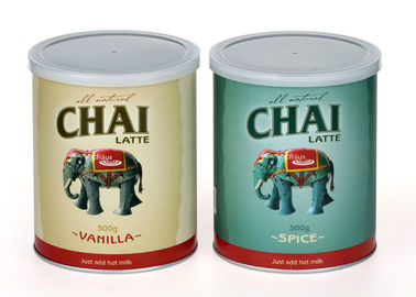 UV /  Embossed Effect Coffee Paper Composite Cans For Potato Chips Eco-friendly