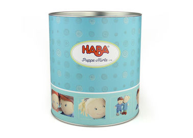 Color Print Custom Paper Cans Packaging , Gift Package Round box