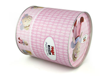Color Print Custom Paper Cans Packaging , Gift Package Round box