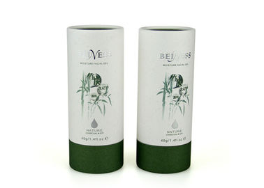 White Cardboard Custom Paper Tubes CMYK Printing Flexible Rolled