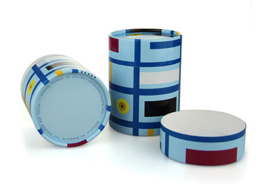 Mini Eco-friendly Paper Cans Packaging Labeling Outside Matte Finishing