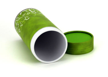 Tea Herb Paper Tube Packaging Flexible Gloss / Matt Lamination
