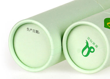 Mini Eco-friendly Paper Cans Packaging Labeling Outside Matte Finishing