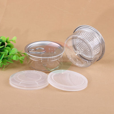 55ml Weed Spice Child Proof Clear Słoiki dla zwierząt domowych z łatwo otwieraną pokrywką