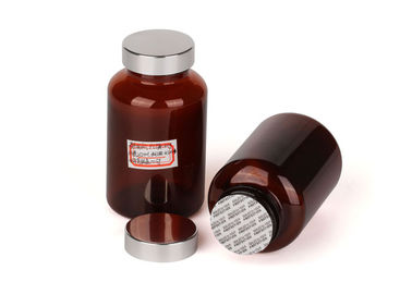 Round Clear Packaging Tubes , Screwing Pet Hard Light Tight Plastic Container