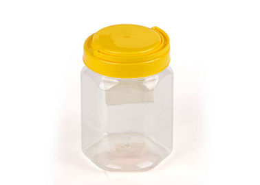 Food Grade Clear Pet Jars , Airtight Waterproof Plastic Container