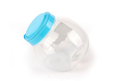 Food Grade Clear Pet Jars , Airtight Waterproof Plastic Container