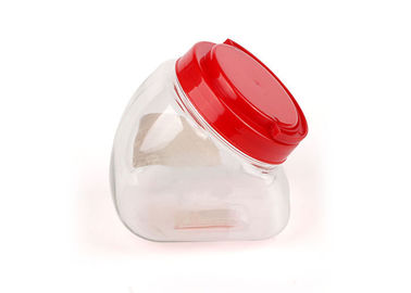 Food Grade Clear Pet Jars , Airtight Waterproof Plastic Container