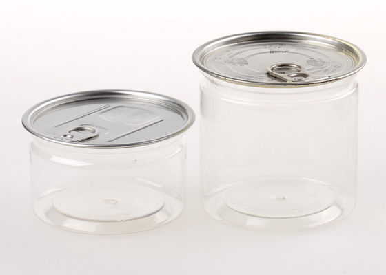 Uszczelnienie przezroczystego plastikowego cylindra Hermetyka Łatwe otwieranie plastikowych puszek do napojów PET