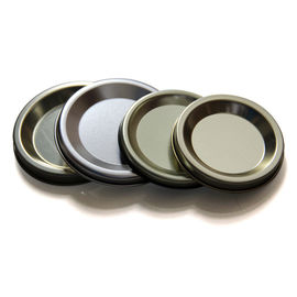 Customsied Food Grade Can Bottom Movable Lid For Paper Tube , Embossing Logo