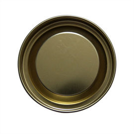 Customsied Food Grade Can Bottom Movable Lid For Paper Tube , Embossing Logo