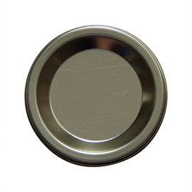 Customsied Food Grade Can Bottom Movable Lid For Paper Tube , Embossing Logo