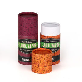 Mini Custom Print Paper Tube Packaging Cardboard Cylinder Boxes Ribbon